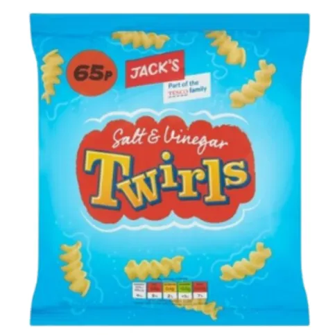 Jacks Salt & Vinegar Twirls 55g