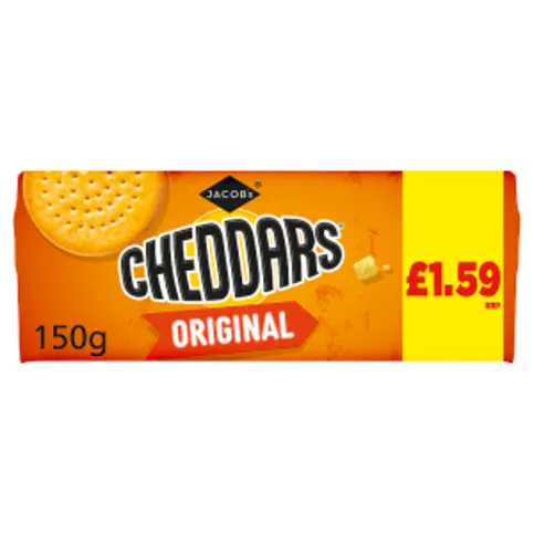 Jacobs Cheddars Original £1.59 150g