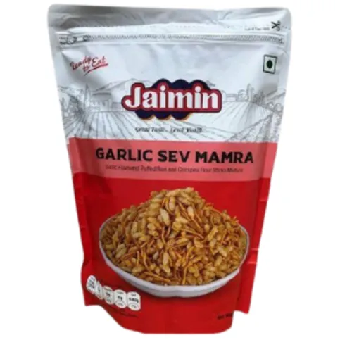Jaimin Garlic Sev Mamra 200g