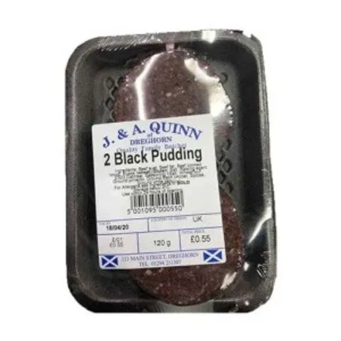 J & A Quinn 2 Black Pudding