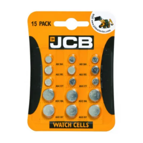 JCB Watch Batteries 15 Pack