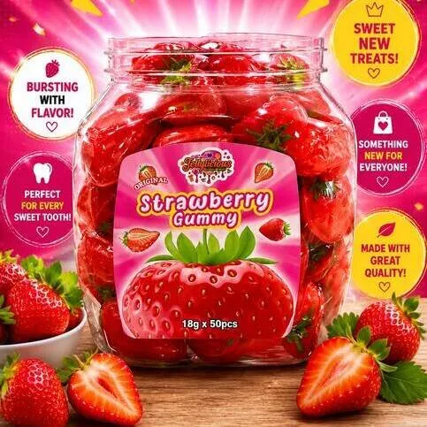 Jellylicious Strawberry Gummy