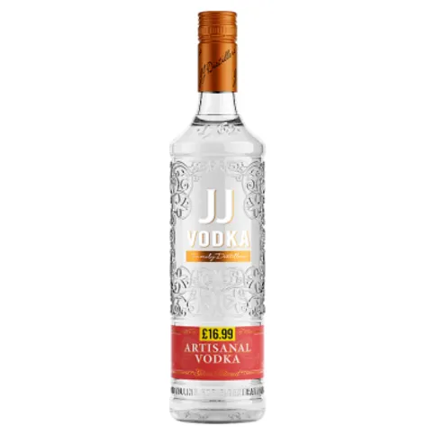 JJ Vodka Artisanal Vodka 70cl