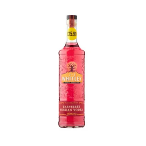 J.J Whitley Raspberry Vodka 70cl