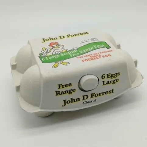 John D Forrest - 6 Free Range Eggs