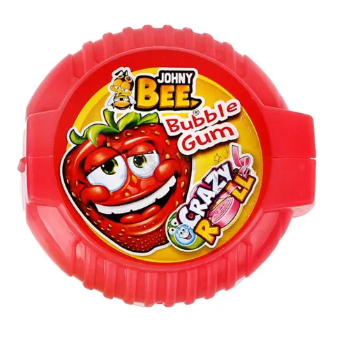 Johnny Bee Crazy Roll Bubble Gum