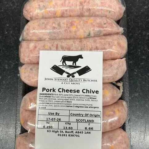 JOHN STEWART - PORK CHEESE CHIVE