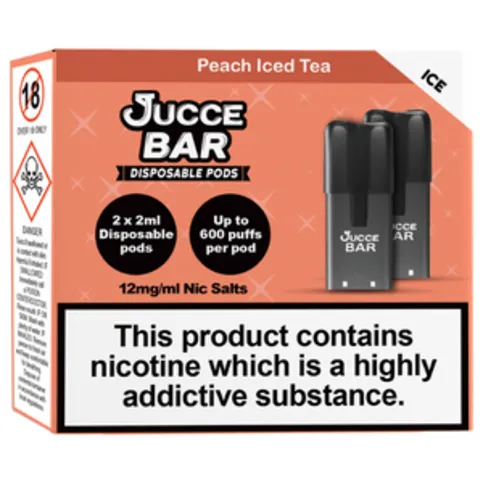 Jucce Bar  Peach Iced Tea Disposable Pod