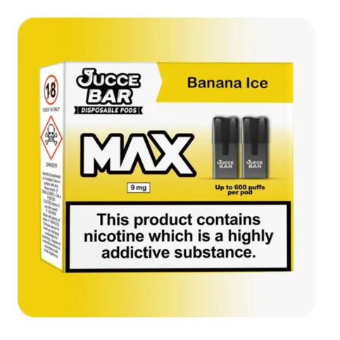 Jucce Bar Prefilled Pod Banana Ice 9mg