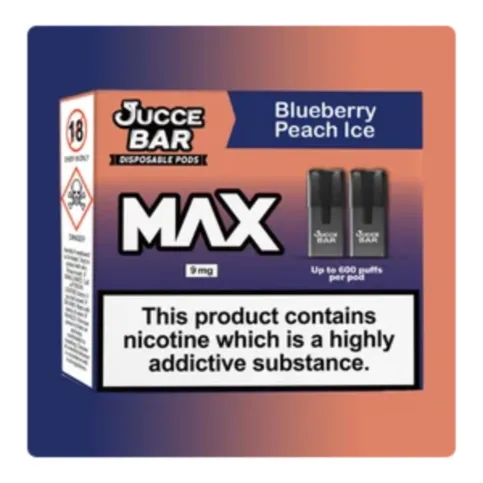 Jucce Bar Prefilled Pod Blueberry Peach 9mg
