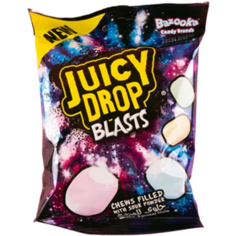 Bazooka Juicy Drop Blasts Bag 120g
