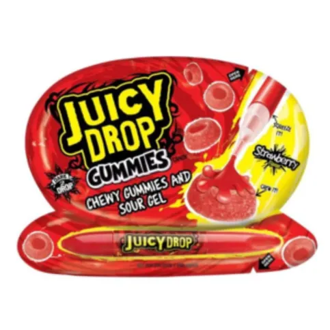 Juicy Drop Gummies Chewy Gummies and Sour Gel 57g
