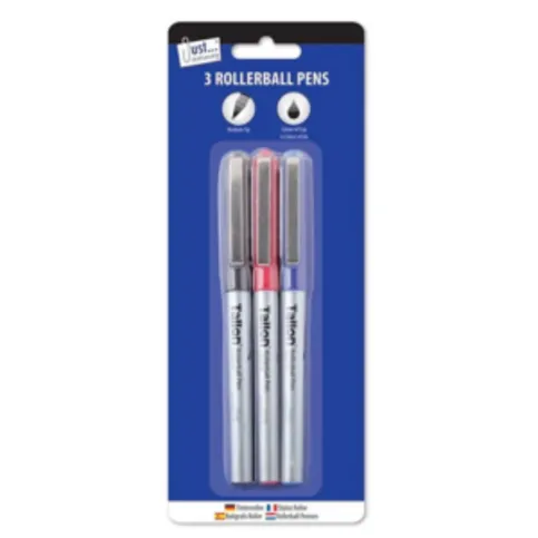 Just Stationary  3 Rollerball Pens