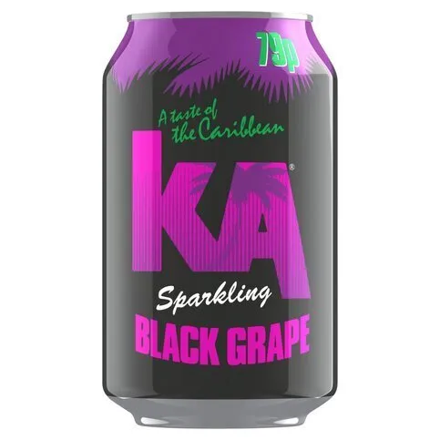 KA Sparkling Black Grape 330ml