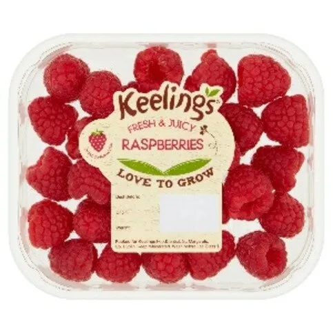 Keelings Raspberries 125g