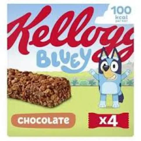 Kelloggs Bluey Chocolate Cereal Bars 4 Pack