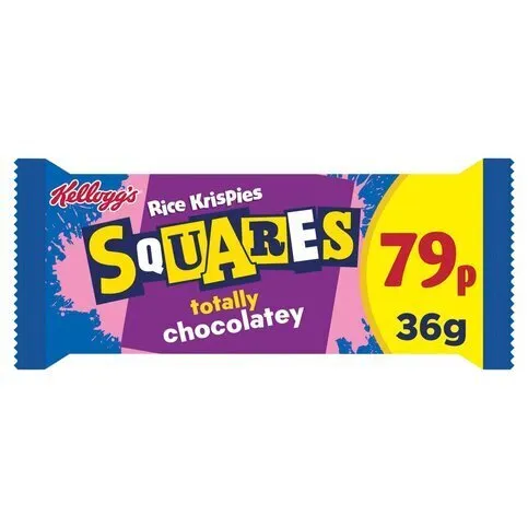 Kellogg's Rice Krispies Squares Totally Chocolatey Snack Bar 36g