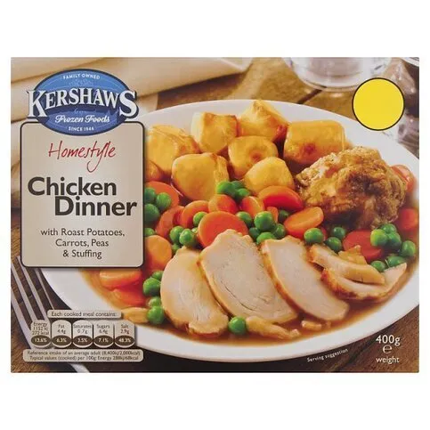 Kershaws Chicken Dinner £2.75 400g