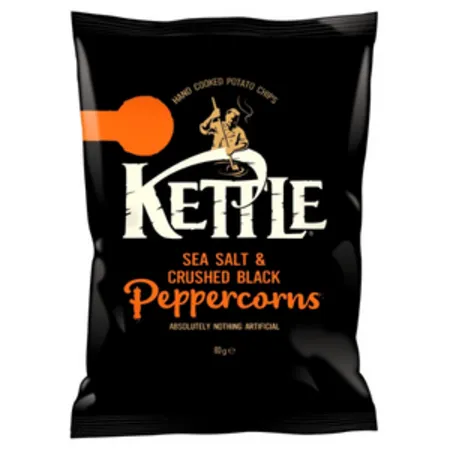 Kettle Sea Salt & Crushed Black Pepper 80g