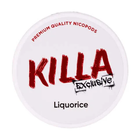Killa Nicotine Pouched Liquorice