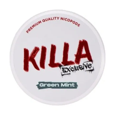 Killa Nicotine Pouches Green Mint
