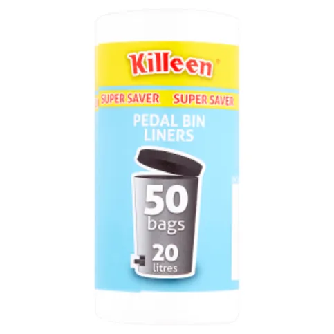Killeen Pedal Bin Liner 50 Pack