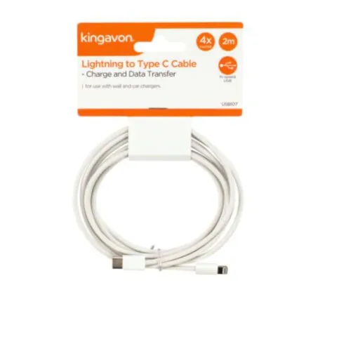 Kingavon Lightning to Type C Cable 