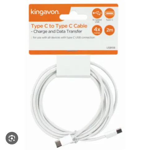Kingavon Type C to Type C  1M cable