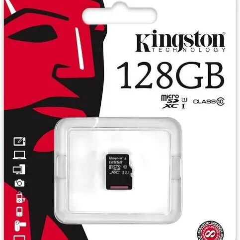 Kingston 128GB SDCard with SD adopter