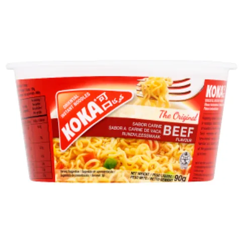 Koka BOWL  Noodles  Beef 90g