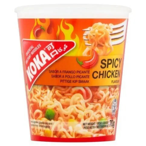 Koka Pot Noodle Spicy Chicken 70g