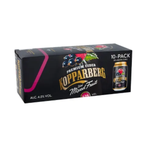 Kopparberg Premium Cider with Mixed Fruit 10 x 330ml