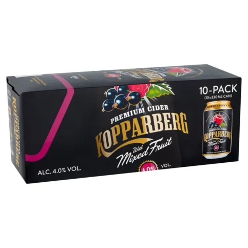Kopparberg Premium Cider With Mixed Fruit 10 x 330ml