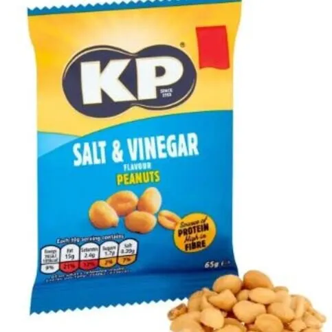 KP NUTS SALT & VINEGAR PM£1.35 65G