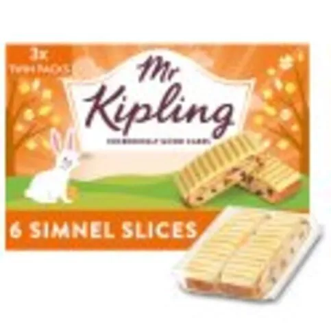Mr Kipling 6 Simnel Slices