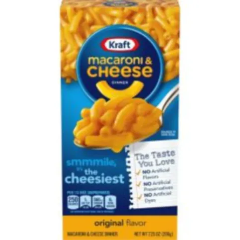 Kraft Macaroni And Cheese Dinner 206g