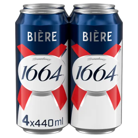 Kronenbourg 1664 Bière Blonde 4 x 440ml