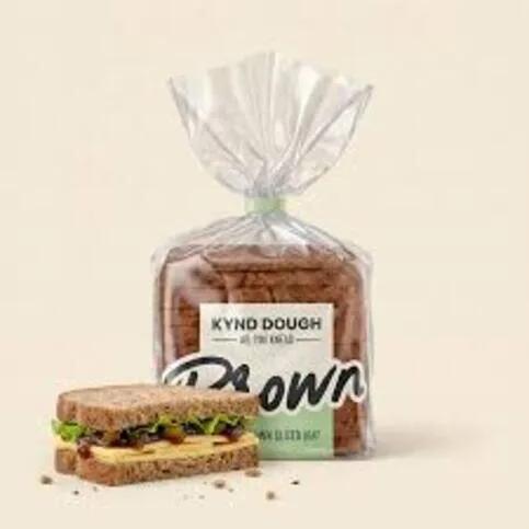 KYND DOUGH brown sliced loaf 400g