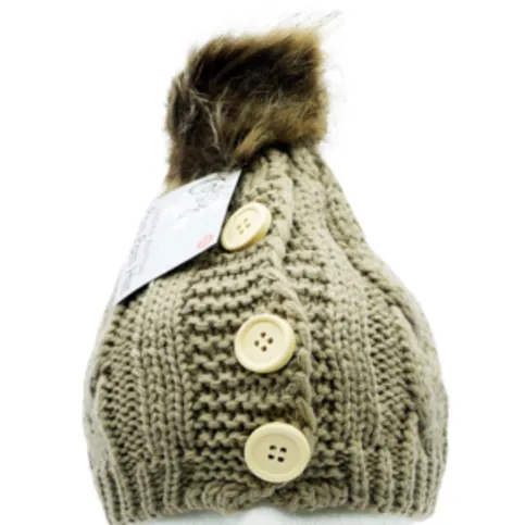 Ladies Pom Pom Hat