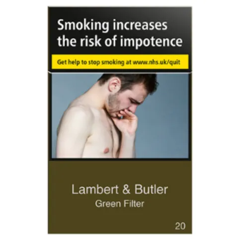 Lambert And Butler Green Filter King Size 20 Pack