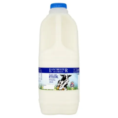 Lanchester Dairies Fresh Milk Whole 2L