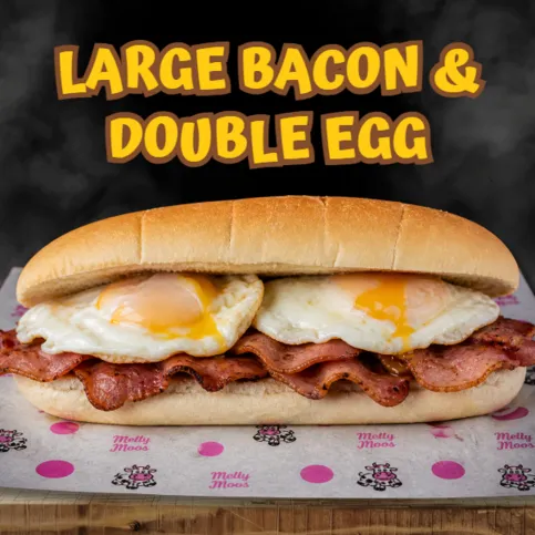 Large Sub- Bacon & Double Egg