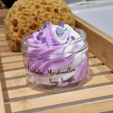 Lavender Marshmallow Soufflé 