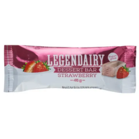 Legendairy Strawberry Dessert Bar 45g
