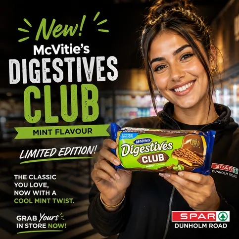 Limited Edition Digestives CLUB MINT 