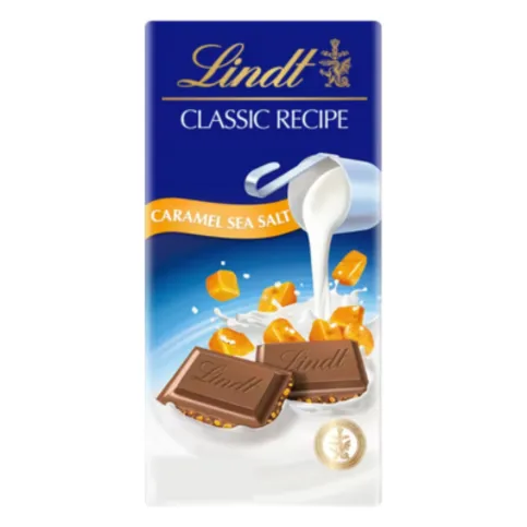 Lindt Classic Recipe Caramel Sea Salt 100g