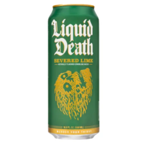 Liquid Death Severed Lime Sparkling Water 500ml