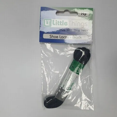 Little Things Shoe Laces Black