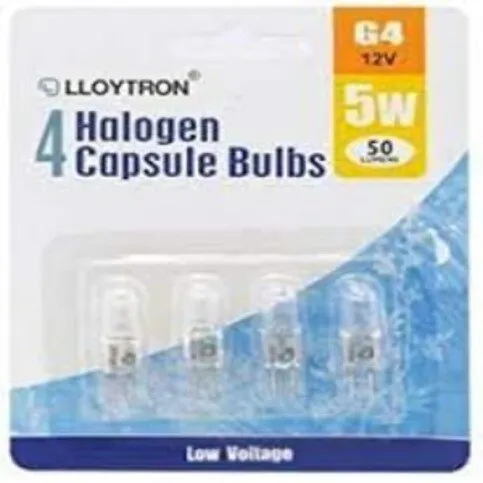 Lloytron 2 X G4 Halogen Capsule Bulbs