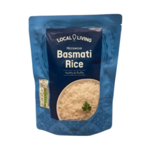 Local Living Microwave Basmati Rice 250g